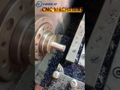 Vidéo de traitement de pièces en cuivre tournant CNC