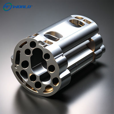 Parties usinées en aluminium CNC de précision finition de surface de testure pour les applications à faible flexibilité